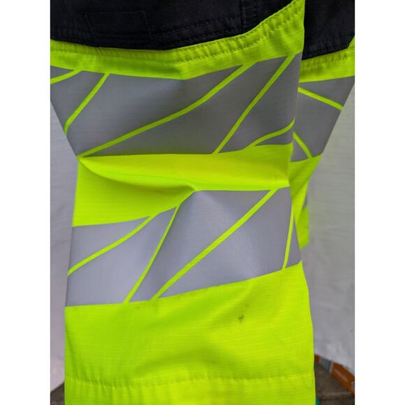 Mascot Mens Hi Vis Brace Kneepad Bib Sz 42.5 Pockets Cordura 19669-236 Workwear - Picture 4 of 9